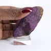 Purpurite brute du Portugal sur socle – Collection minéralogique - 1