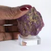 Purpurite portugaise brute sur socle – Pièce minéralogique - 1